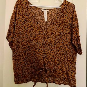 LEOPARD BLOUSE